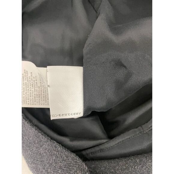 Max Mara Womens Sheath Dress Wool XS 42 Herringbone gray Black Sleeveless - Picture 6 of 13